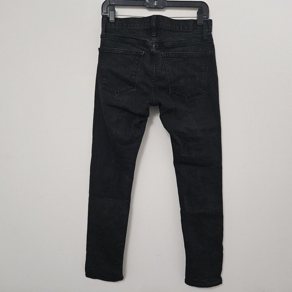OLD NAVY Women's Black Solid Denim Skinny Stretch Jeans Size 28x30 - Picture 4 of 8
